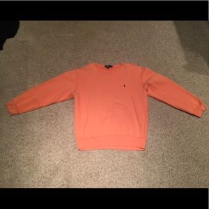 Polo mens orange crew neck size L